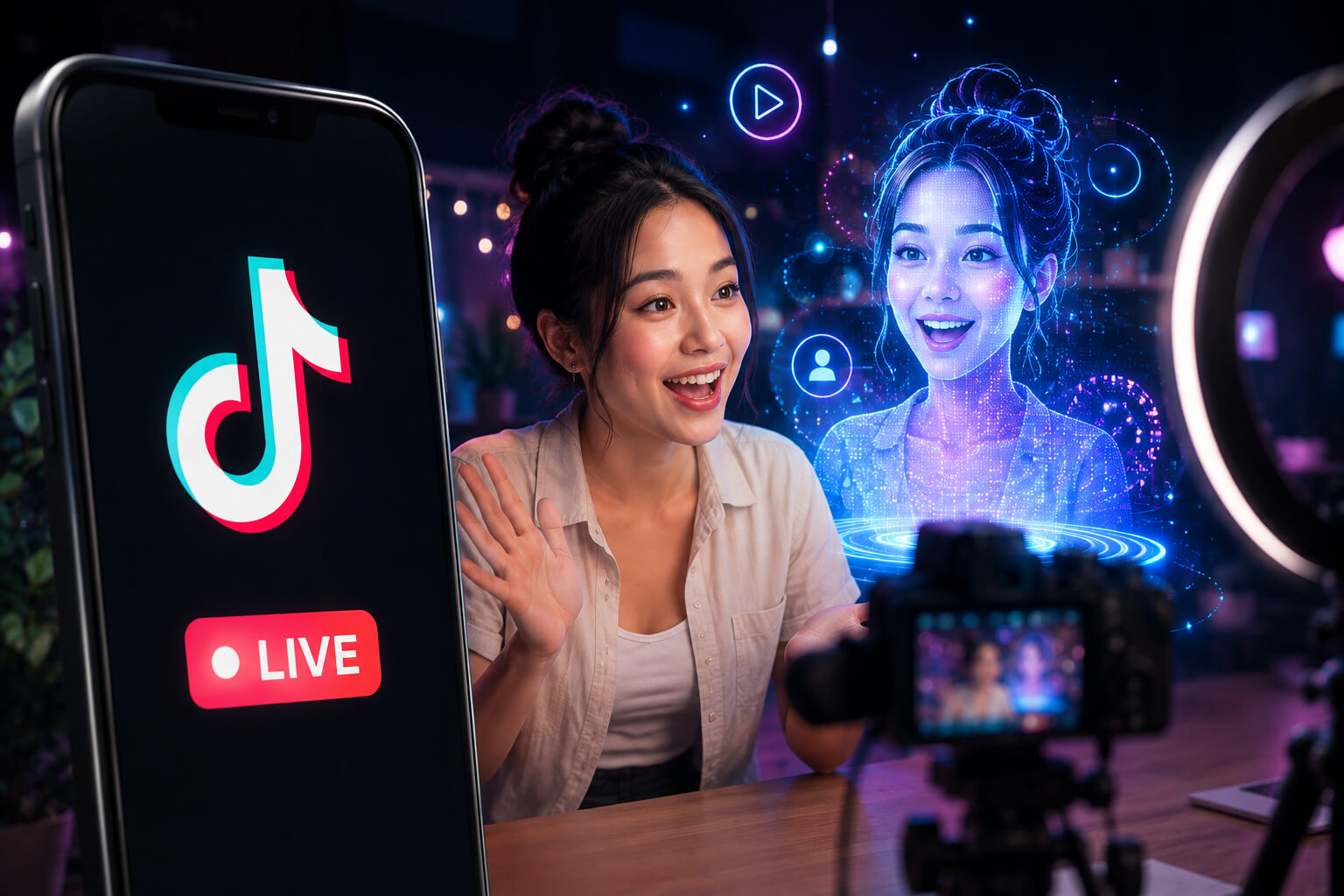 TikTok LIVE AI-generated intros