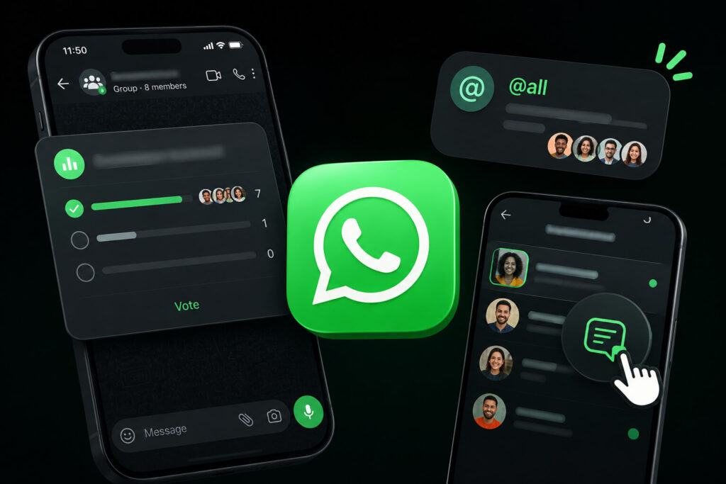 WhatsApp group chat updates