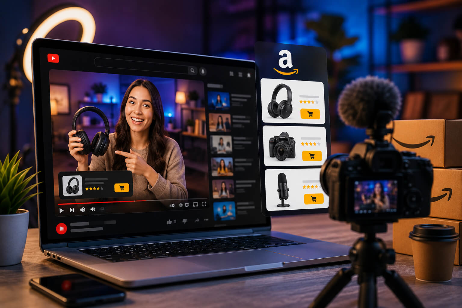 YouTube Amazon product tags
