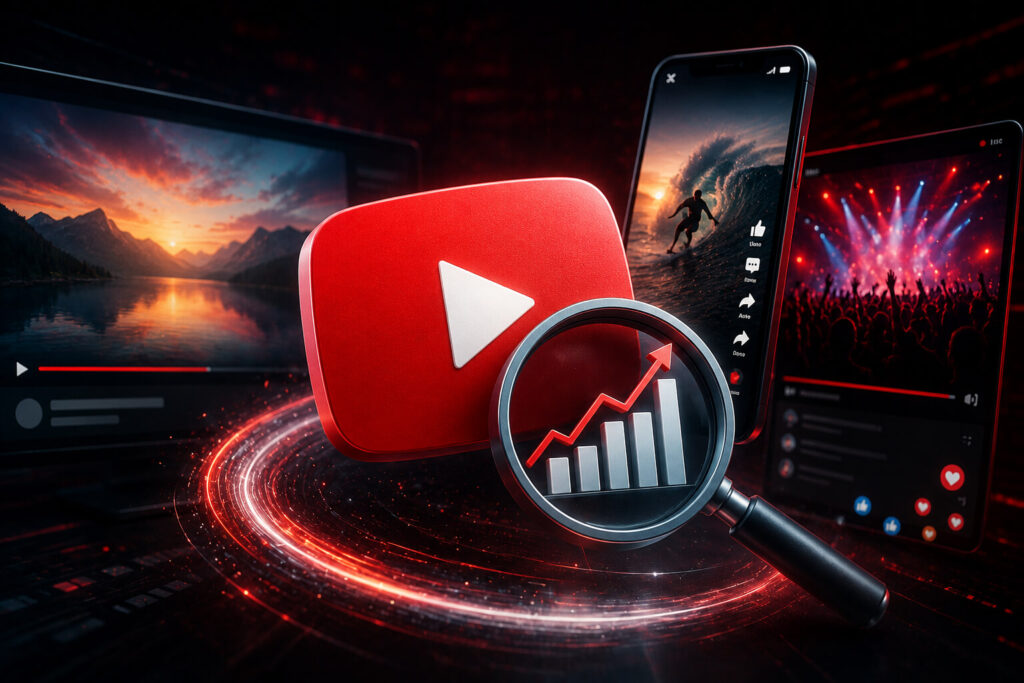 YouTube view count changes