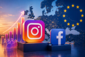 Instagram Pulls Further Ahead of Facebook as EU Audience Nears 300 Million