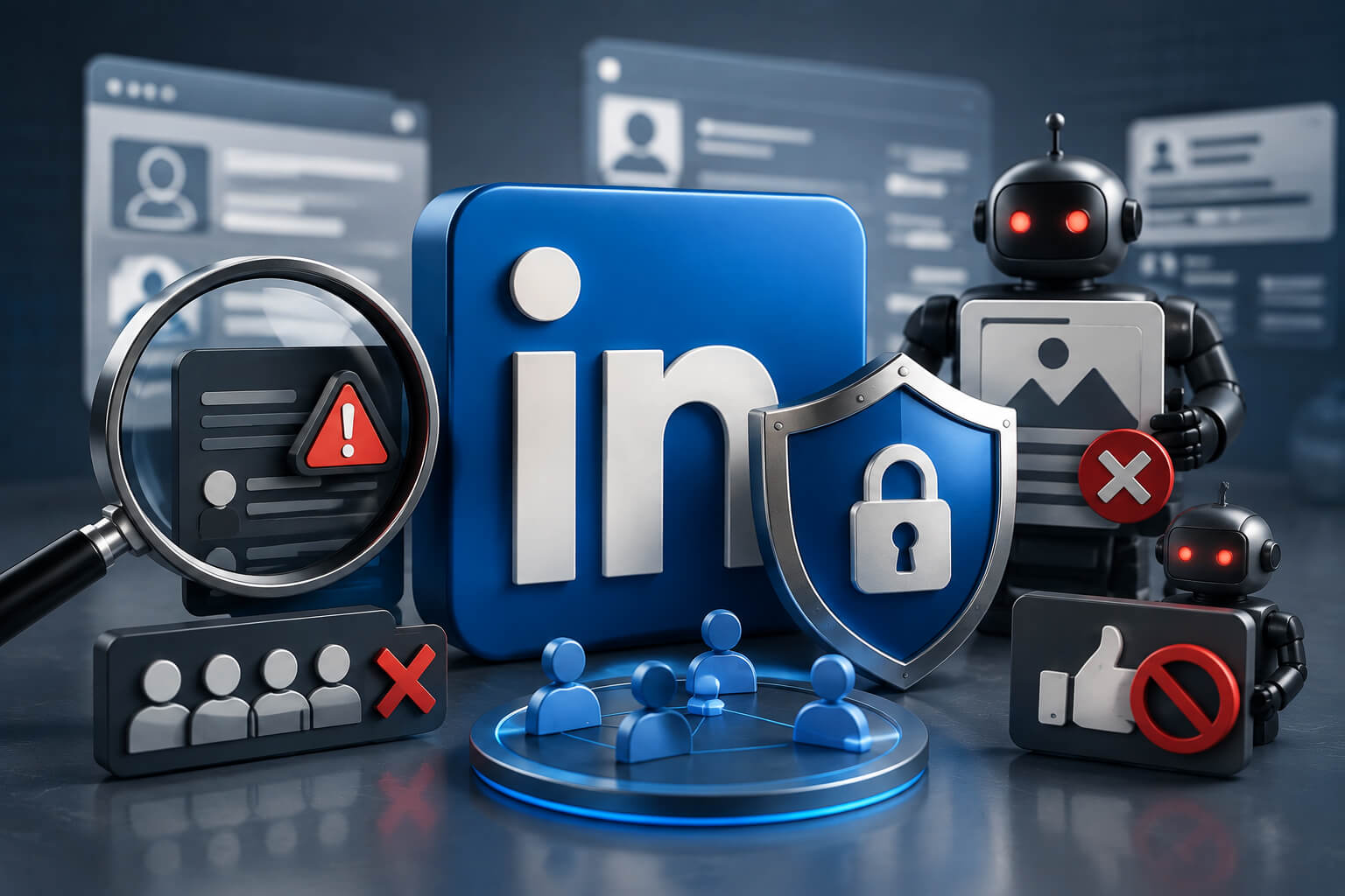 LinkedIn inauthentic activity crackdown