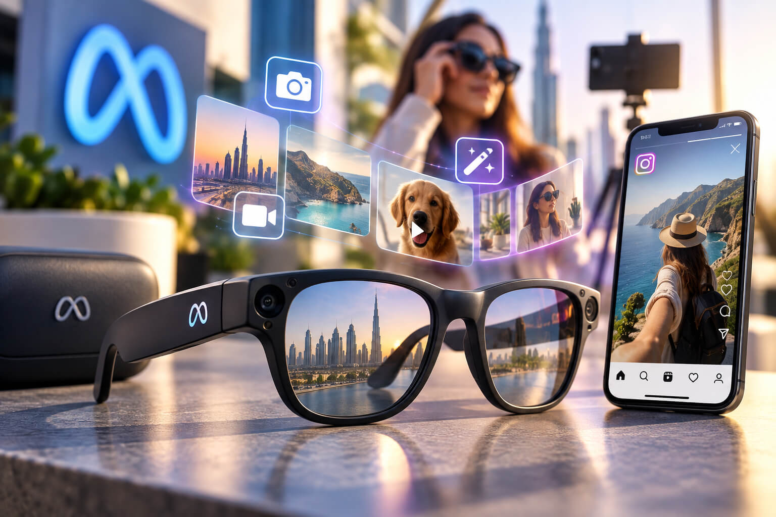 Meta AI glasses creation tools