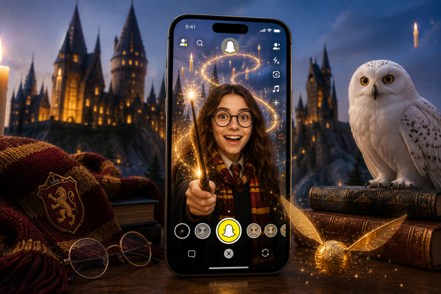 Snapchat Harry Potter AR experiences